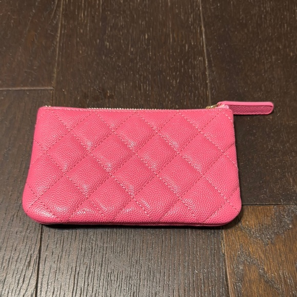 Chanel Pink Quilted Leather Pouch, O Case - Picture 2 of 11